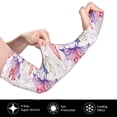 thumbnail image 2 of Kdxio Lilies Flowers Print UV Sun Protection Arm Sleeves - Tattoo Cover Up - Basketball Arm Sleeve UPF 50 Cooling for Men Women, 2 of 7