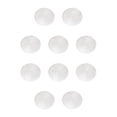 thumbnail image 2 of Naiovety Tapete para redonda, resistente y duradero, inodoro, moderno, sencillo, ligero, manteles individuales redondos de PP, color blanco blanco 10Conjunto, 2 of 6