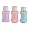 thumbnail image 1 of Shisuyan 3Pcs Diamond Corner Lockable Nail Polish Remover Bottle Plastic Liquid Press Pumping Dispenser Bottle Container(Random Color), 1 of 8