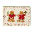 thumbnail image 1 of Certified International Holiday Magic Gingerbread Rectangular Serving Platter, 14" X 10", Multicolor, Large, 1 of 4