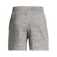 thumbnail image 5 of Pantalones cortos Under Armour Rival Terry de 6 pulgadas para hombre, color blanco ónix, 5 of 5