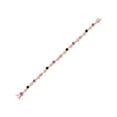 thumbnail image 2 of Gem Stone King 18K Rose Gold Plated Silver Pink Moissanite and Black Onyx and White Lab Grown Diamond Bracelet for Women (2.05 Cttw, Gemstone Birthstone, Round 4MM, 6.5 inch), 2 of 6