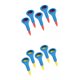 thumbnail image 1 of 10 piezas de goma para tees de golf, soporte de práctica de 2.0 in de altura para alfombrillas de exterior para el hogar Baoblaze Titular de tee de golf, 1 of 8