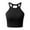 Black, variant on Band Tops Women Berry Top Women Women's Fashion Tops Neck Camisole with Built In Bra Soft Stretchy Comfortable Casual Tank for Music Festival Outdoor Indoor