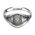 thumbnail image 2 of Sterling Silver Miraculous Medal Ring, Size 5, 2 of 6
