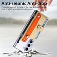 thumbnail image 4 of ELEHOLD Wallet Case for Samsung Galaxy Z Fold5, Transparent Clear Case with Card Holders Anti-Slip Wristband Shockproof Anti-Scratch Protective Case for Samsung Z Fold 5 2023, Yellow, 4 of 7