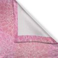 thumbnail image 3 of Ambesonne Floral Kitchen Curtains, Dahlia Flower Blossom Spring, 55"x45", Pink and Coral, 3 of 3