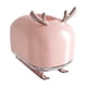 thumbnail image 1 of Caja de pañuelos desechables, estuche decorativo con forma de ciervo para servilletas, ideal para el baño de la oficina. rosado, 1 of 9