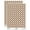 Brown, variant on Coffee Beans Trio 200+ Round Stickers - Orange - Matte Finish - 0.50" Size