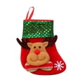 thumbnail image 2 of XWSHYW Adornos Colgantes Nuevo Árbol de Navidad Colgante para Decoración de Fiestas, Medias de Papá Noel, Calcetines Tejidos, Bolsas de Regalo para Dulces, 2 of 3