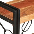 thumbnail image 3 of vidaXL 3-Tier Bookcase 90x30x80 cm Solid Acacia Wood, 3 of 5