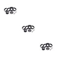 thumbnail image 1 of serony CANSUCC 8 Pièces / Set Bicyclettes Casque Espaceur Universel Universel Robuste Remplaçable Vélo avant Fourchette Rondelle Noir 3Set, 1 of 6