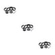 thumbnail image 1 of Soidarity CANSUCC 8 piezas/Kit de aleación para bicicletas, espaciador de auriculares, portátil, Universal, resistente, reemplazo de arandela Type1 NO1, 1 of 6