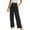 Black, variant on High Waist Wide Leg Trousers for Women Business Casual Stretch Pants Breathable Formal Pants