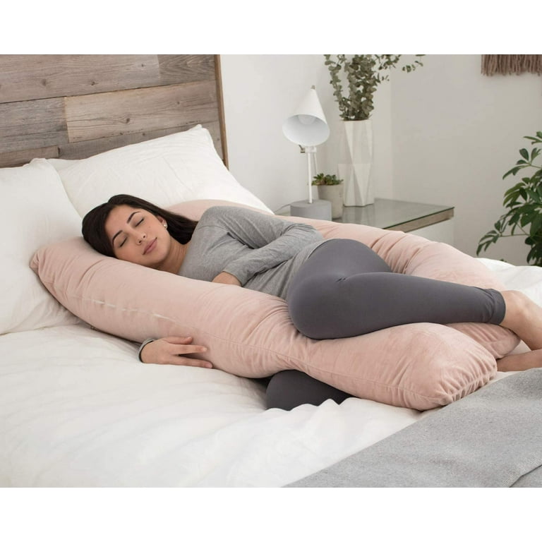 Pregnancy pillow stop top rolling onto back