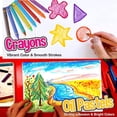thumbnail image 3 of EIGTHTAIL Drawing Painting Sets for Girls Kids Art Set Case Included Double Sided Trifold Easel  Art Supplies Sets with Oil Pastels  Crayons  Colored Pencils  Watercolor Pens  Gifts for G, 3 of 7