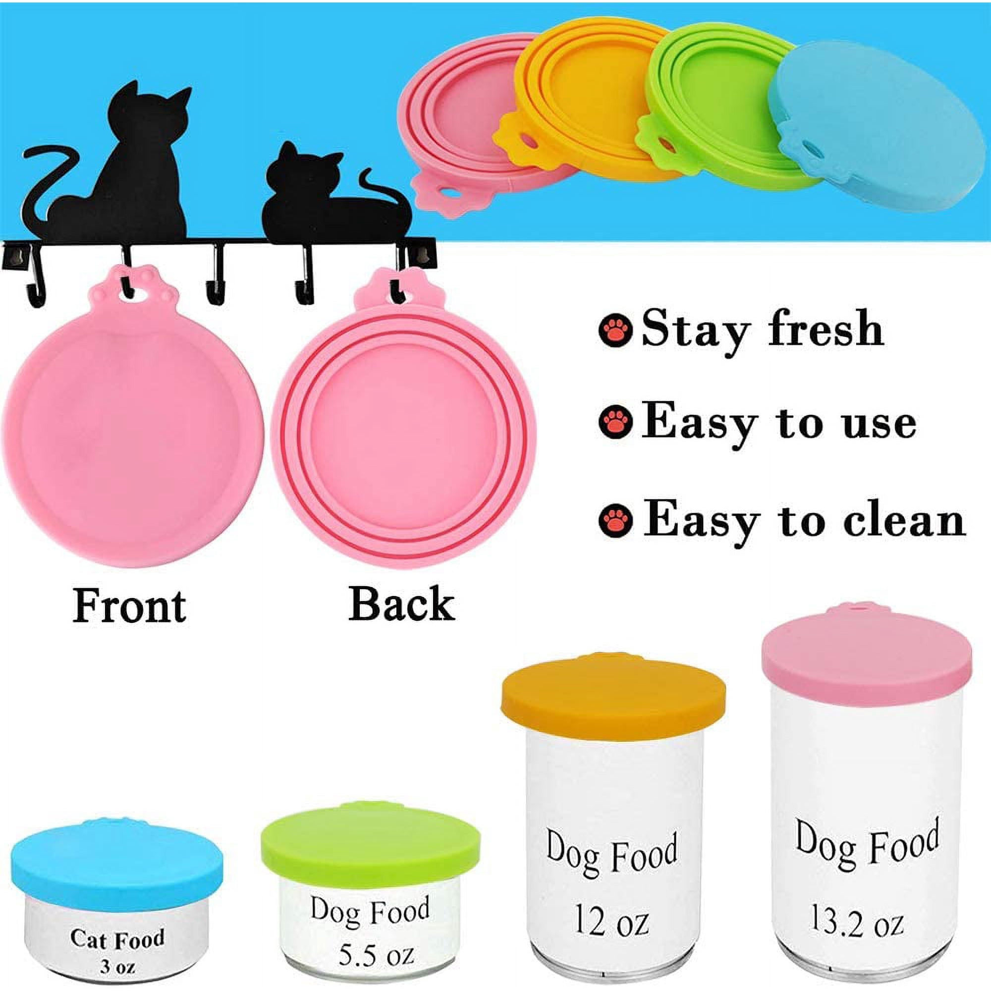 Biinggo Pet Food Can Lids Universal Bpa Free Silicone Can Lids Covers For Dog And Cat Food One Can Cap Fit Most Standard Size Canned Dog Cat Food