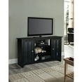 thumbnail image 3 of Entertainment/TV Stand with Open Shelves and 2 Doors in Black - 48" Height, 3 of 4
