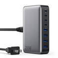 thumbnail image 1 of Estación de carga GKUTW USB C 200 W GaN III de 8 puertos para MacBook, 1 of 7