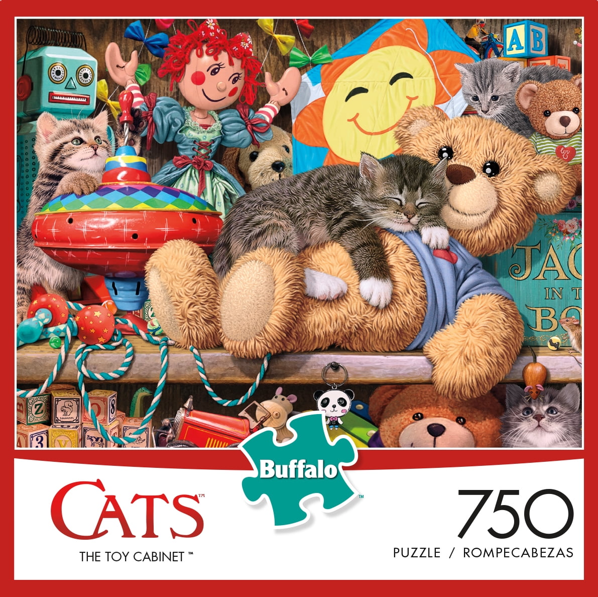 Buffalo Games Cats Series The Toy 750 Piece Jigsaw Puzzle