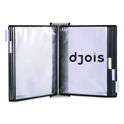 Tarifold Document Wall Display Unit,10 Black Pock W271