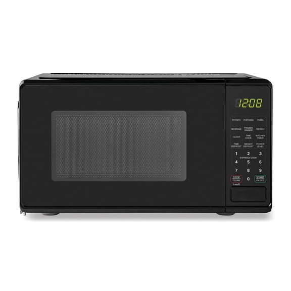 Four à Micro-Ondes CC7O 0,7 Pi 700 W Noir de Comptoir