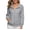 Gray, variant on Women's Hoodies Tunic Winter Fleece Jackets Casual Zip up Hoodies Soft Sweatshirts Warm Coats