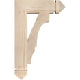 thumbnail image 3 of Ekena Millwork 3 1/2"W x 14"D x 22"H Balboa Arts & Crafts Smooth Bracket, Douglas Fir, 3 of 4
