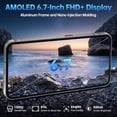 thumbnail image 4 of OUKITEL WP200 Pro 5G Cellphone 72GB+1TB 6.7" FHD+ 8800mAh108MP Android 15 NFC GPS with Earphone/SmartWatch, 4 of 5