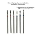 thumbnail image 3 of Nail Drill Bits Set, 6pcs Electric Manicure Pedicure Tools for Nails, 3 of 8