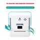 thumbnail image 4 of Alarma De Sensores Altos/Bajos Termómetro de alarma de temperatura alta/baja Dispositivo de sensores electrónicos (verde), 4 of 6