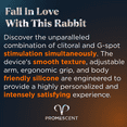 thumbnail image 6 of Promescent Rabbit Vibrator, Thrusting Dildo Womens Adult Sex Toys 12 Stimulation Settings, Women Sex Toys, Stimulator for Women, The Ultimate G Spot Vibrator, Unmatched Waterproof Sex Toy, 6 of 9