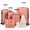 Pink-12 Piece, variant on Zimtown Luggage Sets 12 Piece Hardside Suitcase Sets with Duffle Bag Packing Cubes Organizer Bags Spinner Wheels, Purple