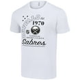 thumbnail image 2 of Men's Starter  White Buffalo Sabres Arch City Team Graphic T-Shirt, 2 of 3