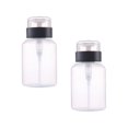 thumbnail image 1 of WHAMVOX 2Pcs Nail Remover Press Bottles Transparent Airless Pump Storage, 1 of 8