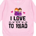 thumbnail image 3 of Inktastic I Love to Read Toddler Sweatshirt, 3 of 4