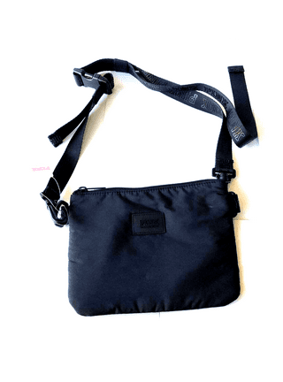Victorias Secret PINK Satin Mini Bucket Bag Crossbody Purse Black