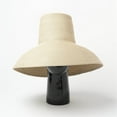 thumbnail image 4 of Fgnfyis Women's Summer Wide Brim Straw Beach Hat with Lanyard Wind Sun Hat Sun Hats for Women Beige, 4 of 4
