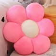 thumbnail image 2 of Colorful Flower Plush Cushion Toy Soft Cartoon Plant Stuffed Doll Chair Cushion Sofa Pillow Decorative Floor Mat Kawaii GiftPink65cm Deng Xun unisex, 2 of 2