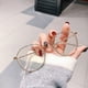 thumbnail image 1 of Montura de gafas anti luz azul poligonal para estudiantes femeninas con miopía, gafas con acabado, gafas versátiles, 1 of 6