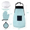 thumbnail image 3 of Labymos 26PCS Child Baking Cooking Home Kitchen Apron Cake Accessories Tools Suit, 3 of 5