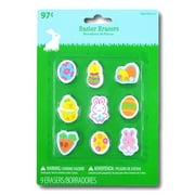 Easter Erasers, Set of 9