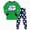 R222-Green, variant on NOLDARES 2 Piece Toddler Baby Boy Fall Winter Clothes Long Sleeve Sweatshirt Tops Elastic Waist Pants Cute Print Outfits Clothing Set(Green,3-4 Y)