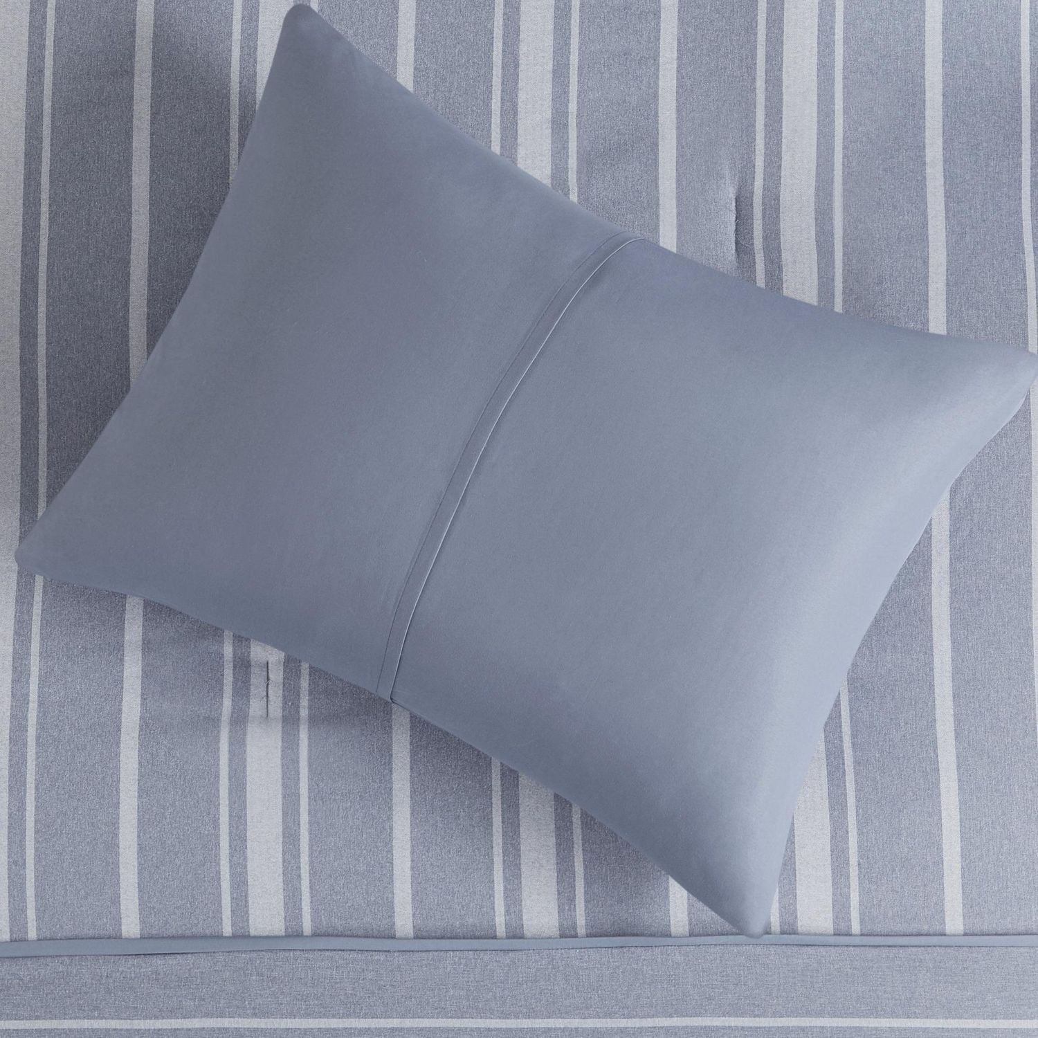 Kent 3 Piece Striped Herringbone Oversized Comforter Set