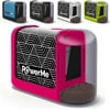 PowerMe Electric Pencil Sharpener – Pink, Handheld, Manual, Battery Powered with Cover – Perfect for Mother's Day Home Gifts