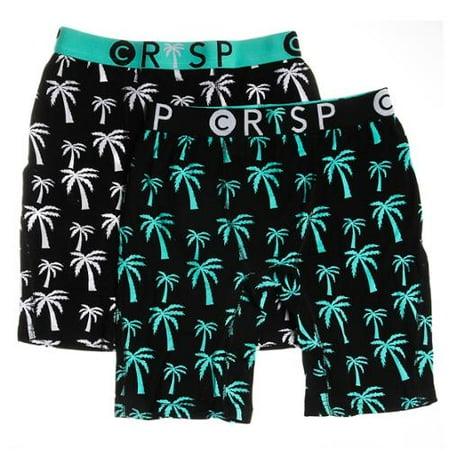 Print Briefs - 2pk Men‘s Authentic Printed Boxer Briefs Cotton Breathable Long Athletic