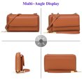 thumbnail image 6 of FALAN MULE Rfid Wallet Purse Wristlet Crossbody Bag for Women Leather Ladies Clutch with 2 Straps, 6 of 7