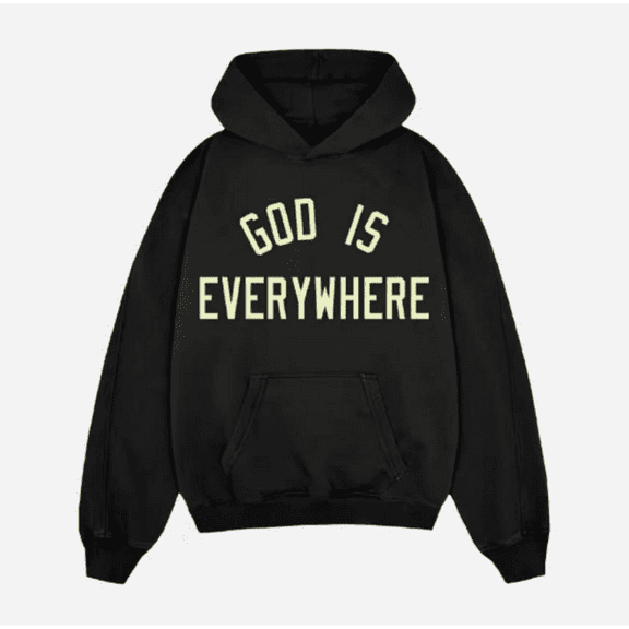 Women Black Hoodie Faith Graphic Pullover Tops S-3XL