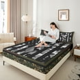 thumbnail image 4 of Castle Fairy Safari Deer Full Size Sheets for Kids Teens,USA Flag Bed Sheets, 4 of 7