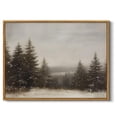 thumbnail image 1 of Decoración mural en Simsea, bosque de pinos, invierno, 30 x 40 cm, 1 of 7